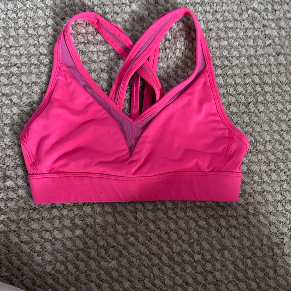 Women's Pink Sports Bra